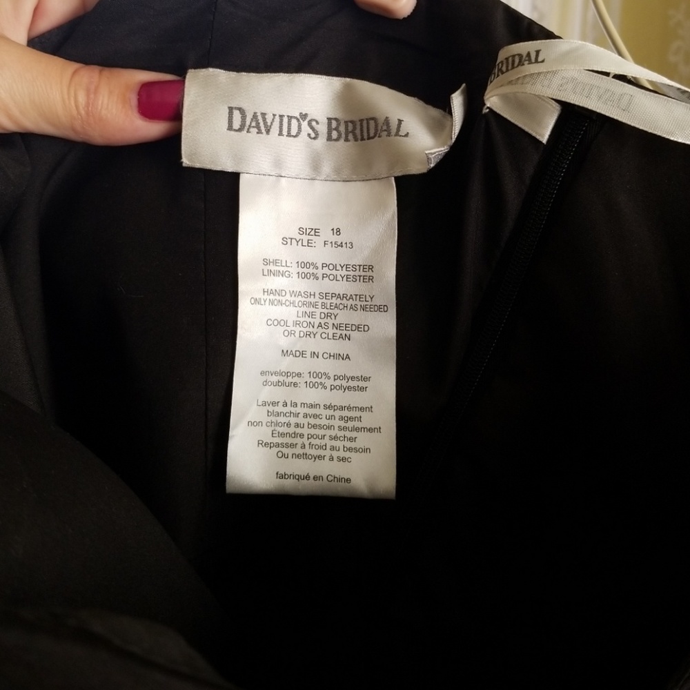 Sz 18 Formal Black Dress Sleeveless - Picture 7 of 8
